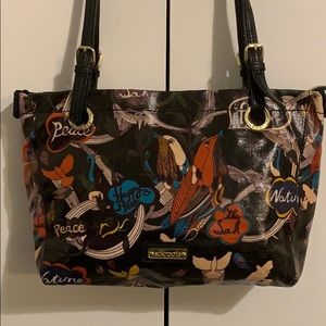 Sakroots Black PVC tote with beautiful birds❤️